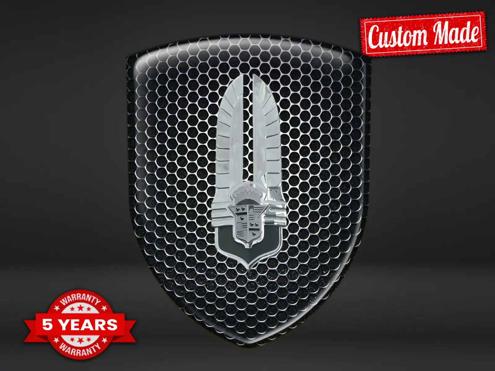 Cadillac Badges Silicone Auto Design Max Stylé Pro Résistant ST